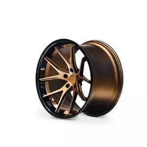 Bronze and Black Alloy Wheel Rim